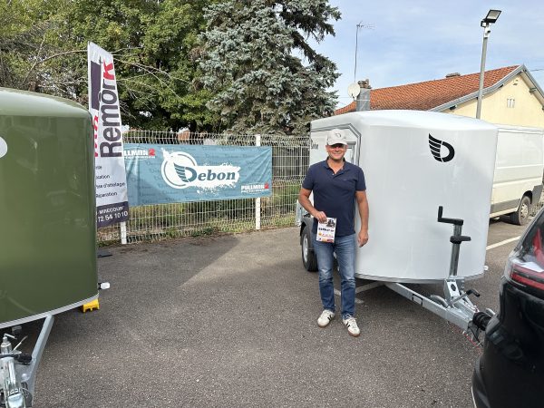 Client de Ma Remork avec sa remorque