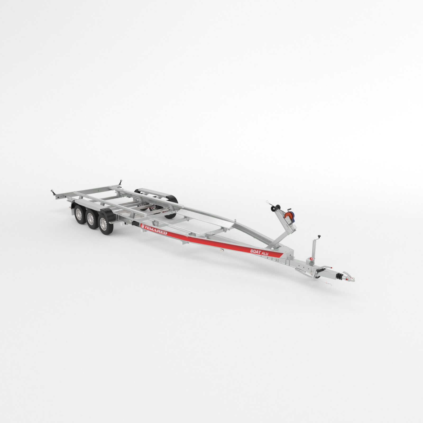 Porte-bateau Temared B35/3 T ALU – avec des béquilles longues (réf. KJ4E)