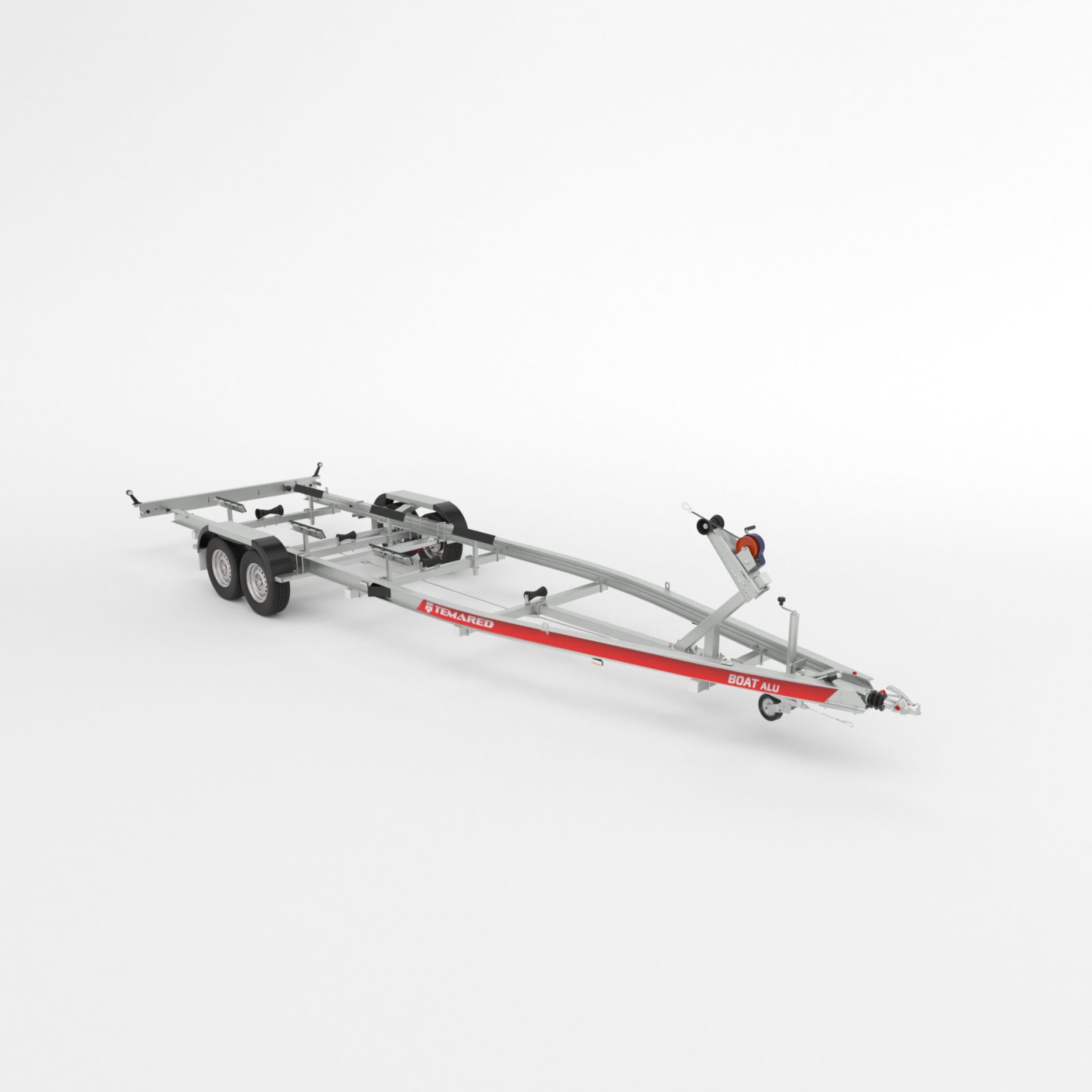 Porte-bateau Temared B35 ALU – avec des béquilles plats (réf. KC4E)