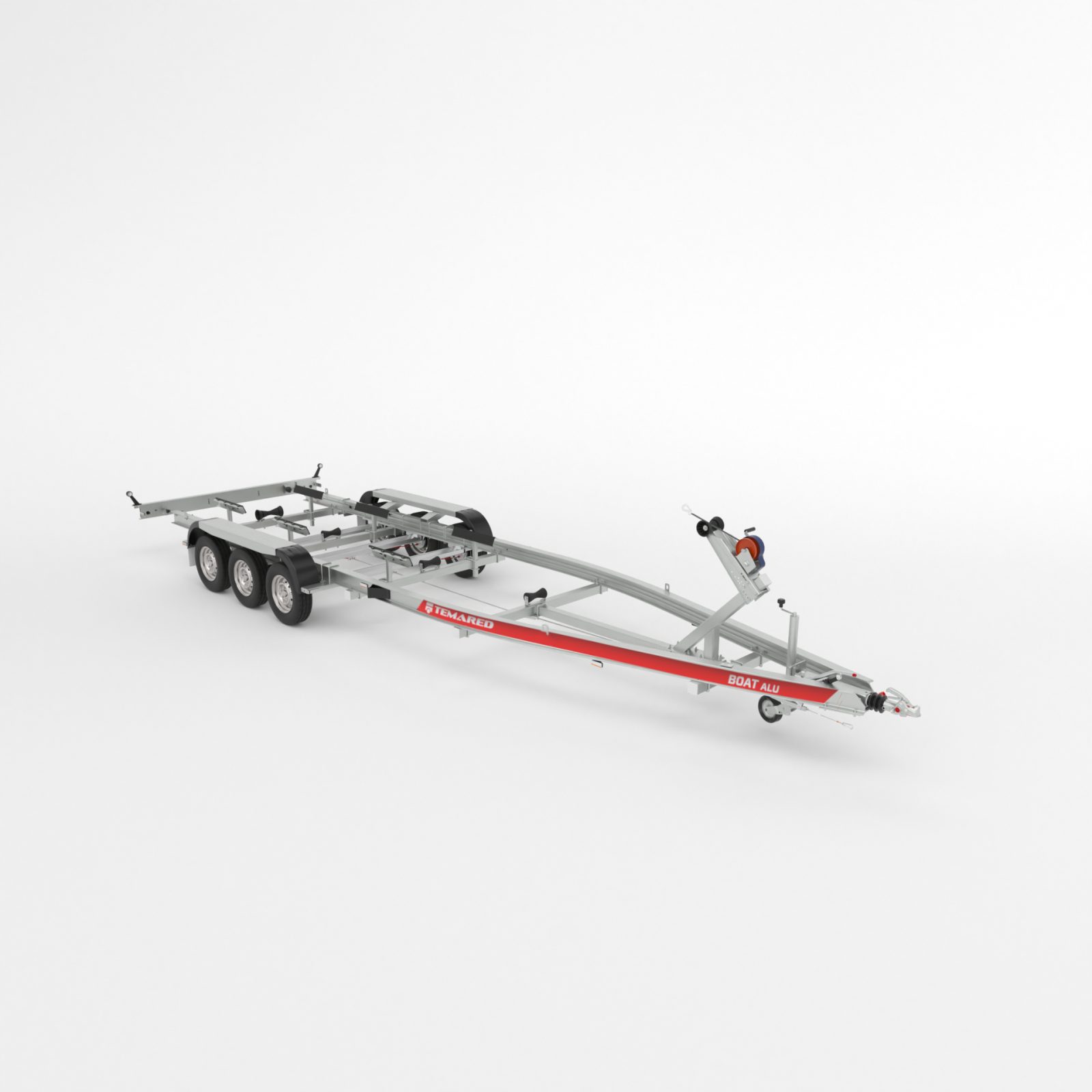 Porte-bateau Temared B35/3 ALU – avec des béquilles plats (réf. KC2E)