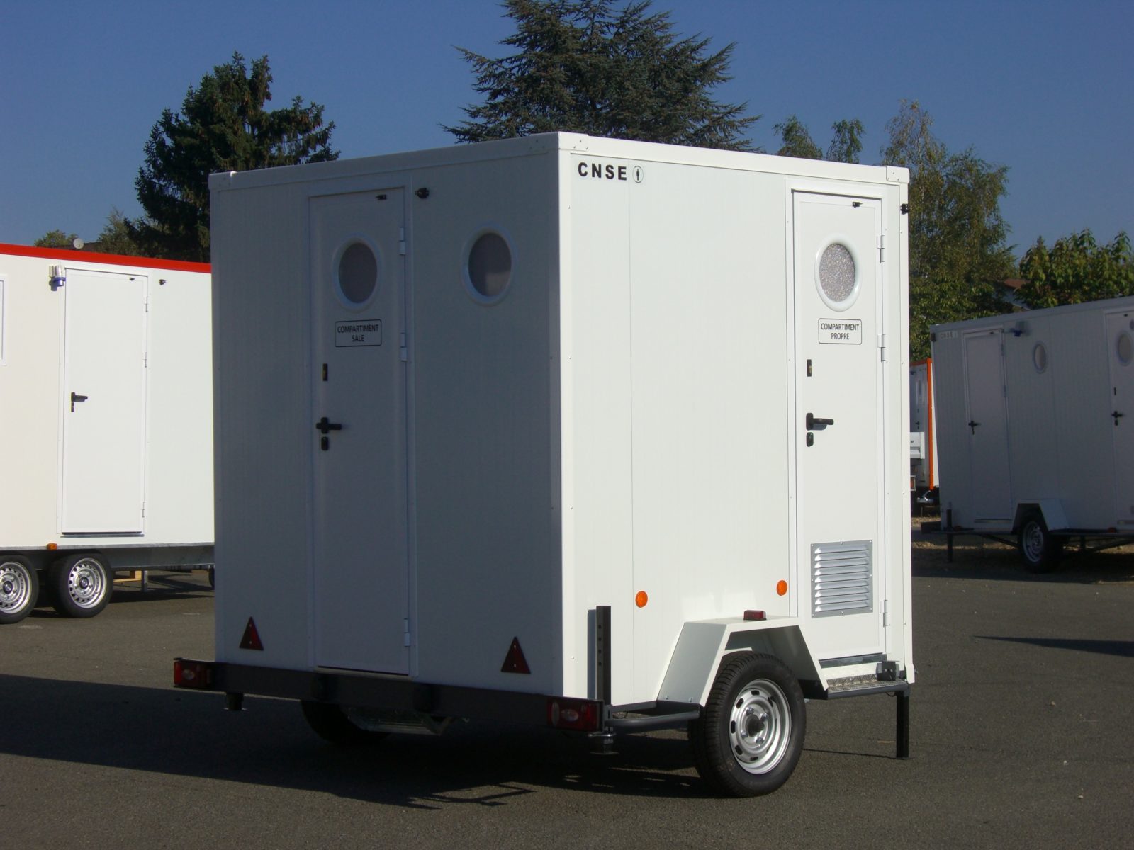 Sanitaire CNSE Abri de décontamination 3 SAS